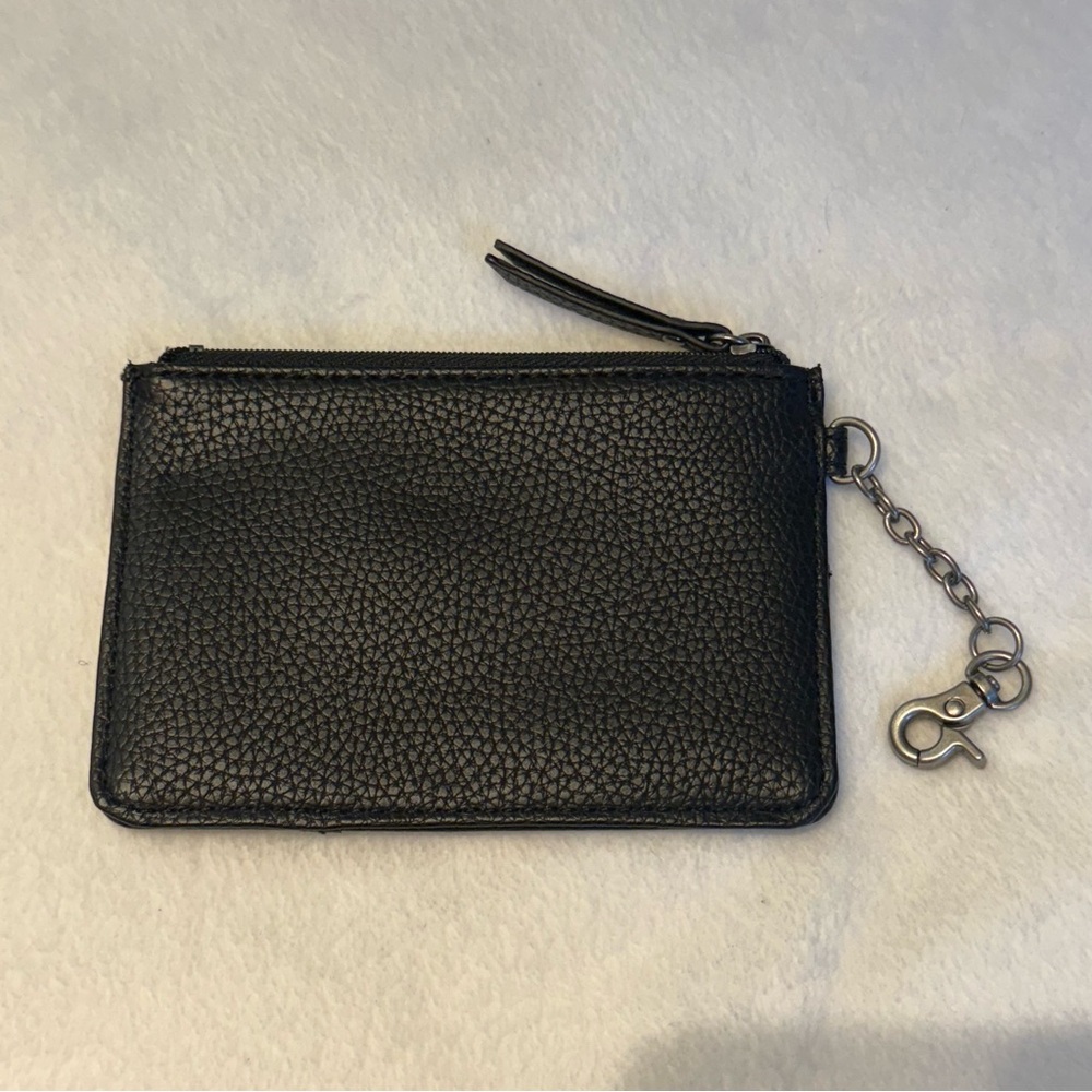 The Sak Iris Wristlet Wallet Black Leather Card Holder - Picture 2 of 6